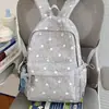 Mochila nueva de moda de alto valor estilo universitario con estrellas para estudiantes de secundaria y preparatoria, casual, ligera, de gran capacidad