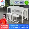 Mesa Plana com Computador Embutido Oculto para Sala de Aula Multimídia Escolar, Sala de Treinamento em Computação, Sala de Computação Dupla para Alunos, Mesa para Computador