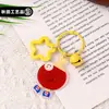 Colgantes creativos de bola de dibujos animados, llaveros de tenis de mesa y fútbol, accesorios versátiles para bolsos de niñas, venta al por mayor decorativa