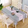 Toalha de Mesa Personalizada, Anti-Escaldante, Impermeável, À Prova de Óleo, Jogo Americano Xadrez, Supermercado Loja de Frutas, PVC para Mesa de Centro Sem Lavagem