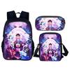 Mochila Escolar Steven Universo Cosmic Kid Mochila Infantil Conjunto de Três Peças