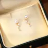 Diseño Original de Nicho, Pendientes de Perla y Cristal Literarios y Exquisitos Hechos a Mano, Pendientes con Sensación de Lujo Suave, Elegante y Accesible