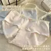 Pantalón Completo 7A Antibacteriano Ropa Interior Femenina Cintura Media-Alta Cadera Transpirable Amigable con la Piel Bacteriostático Algodón Extendido Triángulo Interior