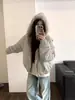 Chaqueta de algodón con capucha de peluche de águila de montaña estilo chino para hombres y mujeres, diseño American cleanfit de invierno 2026, abrigo de algodón grueso