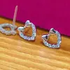 Verão orelha de plástico earpin mini caixa orelha agulha de plástico pequeno brinco feminino com diamante cor retenção brinco atacado