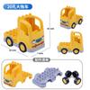 Compatible con Modelos Universales de Bloques de Construcción para Coches de Partículas Grandes, Juguetes de Ensamblaje para Niños de Vehículos, Aviones, Autobuses y Regalos