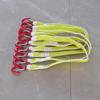 Cinturón antirretroceso de monómero para minería, 1,2 m, cuerda antirretroceso con doble gancho, accesorios para pilar de monómero, dispositivo anticaída reflectante de 2 toneladas.