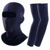 Pañuelo para la cabeza con orejeras de seda helada para ciclismo, protección solar para exteriores en verano, capucha, mangas de seda helada de nailon, traje deportivo transpirable de secado rápido
