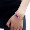 Europeu e Americano Cross-border Jóias Boêmio Cor Mista Bead Colorido Amor Urso Colar Pulseira Set Cartoon Mulheres