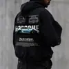 Hoodie Masculino Popular de Estampa de Carro Transfronteiriça da Primavera 2025 Moletom com Capuz Padrão Batimento Cardíaco Promoção