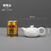 Dehua hecho a mano manteca blanca de jade porcelana Xi Shi tetera olla individual filtro de té blanco puro cerámica logo mayorista formulación