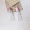 Envase de Tubo de Pintalabios de Color de 10 ml con Agujero Superior para Colgar, Tubo de Relleno de Brillo de Labios, Material de Empaque Cosmético, Envase de Tubo Vacío