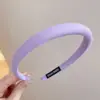 Diadema Retro de Color Café de Caña Ancha para Mujer para Otoño e Invierno, Nuevo Estilo 2025, Diadema de Gama Alta, Pinza para el Cabello para Lavarse la Cara, Accesorio para el Cabello