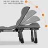 Cama plegable, cama individual de oficina, sillón reclinable para siestas, cama portátil simple para uso doméstico y de camping, cama pequeña para adultos, esencial para siestas