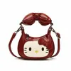 Nuevo Bolso de Hombro Individual de Dibujos Animados Estilo Japonés para Niña Pequeña, Mini Bolso Elegante con Lazo Lindo, Billetera para Monedas para Bebés y Niños, Bolso Cruzado