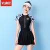 Traje de baño Yuke para mujer, deportivo, de una pieza, para vacaciones en aguas termales, entrenamiento, competición, traje de baño de una pieza para adulto, traje de baño profesional, venta al por mayor