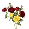Flor Artificial Peonía Multicabeza Gama Alta Decoración Proyecto Hogareño Boda Tela de Seda Flor Falsa Bolso Peonía Al por Mayor