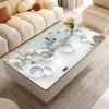 Nuevo Mantel 3D Impermeable y a Prueba de Aceite Lavado Libre PVC Engrosado Resistente a la Suciedad y Duradero Estilo Chino Mantel para Mesa de Comedor Mantel para Mesa de Centro Anti-escaldaduras