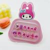 Pegatinas de Uñas Kuromi Personalizadas para Niños, Pegatinas de Uñas Lindas y Divertidas para Niñas, Pegatinas de Uñas Removibles para Niñas, Dulces y Adorables