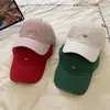 Estilo Coreano Simple Letra Pareja Joven Top Suave Lavado Protección Solar Gorra de Béisbol Mujeres Jóvenes Hombres Mujeres Parejas