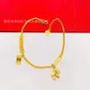 Pulsera Temperamento Estilo Coreano Suministro en Vivo Inmediatamente Rica Moda Cobre Chapado en Oro Personalizada Moderna Variedad de Pulseras Venta al por Mayor