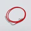 Collar de cordón de cuero encerado de Corea de 1.5 mm/2 mm multicolor opcional accesorios de joyería DIY 100/bolsa al por mayor