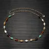 Cadena de Cintura Elegante de Metal con Girasol para Mujer de Comercio Exterior, Accesorio de Cintura Ajustable para Vestido, Cinturón de Cadena Multicapa de Gama Alta