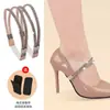 Sandalias de Tacón Alto para Mujer con Correa de Nuevo Estilo, Cordones de Talón Anti-Caída, Instalación Gratuita, Mocasines de Lujo Ligero, Correa Ajustable Libre