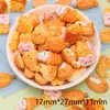 Pan de Chocolate Simulado, Tartaletas de Huevo, Galletas, Juguetes de Comida, Juguetes Hechos a Mano para Armar, Accesorios de Resina, Adornos Miniatura Tridimensionales