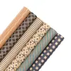Papel de Presente Kraft Simples Retrô Xadrez Azul Papel de Presente Dia dos Namorados Aniversário Masculino Papel para DIY Venda por Atacado