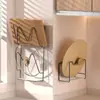 Suporte de Tampa de Panela de Parede Suporte de Armazenamento de Cozinha sem Furo Suporte de Armazenamento Doméstico Multifuncional Suporte de Tábuas de Corte Suporte de Tábuas de Corte de Múltiplas Camadas