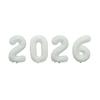 Versión Americana Adelgazante 16 Pulgadas 32 Pulgadas 40 Pulgadas Set de Globos Digitales de Papel de Aluminio 2026 Globo de Película de Aluminio Globo de Decoración de Año Nuevo