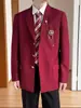 Blazer Uniforme Masculino Verão Estilo College Japonês Adulto Cerimônia Jk Design Vestido Terno Jaqueta Homens