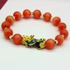 Nuevo brazalete valiente que cambia de color sensible a la temperatura brazalete de piedra ojo de gato de ágata de cristal fabricantes de joyería de oro arena al por mayor en stock