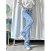Alongamento das Pernas, Cobre o Quadril, Emagrecimento, Calça Flare, Controle da Barriga, Calça Bootcut de Cintura Alta, Calça Flare Elástica Feminina Verão 2025