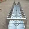 Bebedero para Ovejas, Nuevo Bebedero Largo Engrosado de Material Galvanizado para Alimentación de Ovejas, Fijación con Tornillo Desmontable