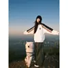 Diseño Estilo Coreano para Mujer Moda Otoño e Invierno 2025 Cardigan con Cremallera Grueso de Terciopelo Rayado Holgado Chaqueta Tendencia Ins