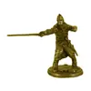Cobre Blanco Retro Modelo de Guerrero Soldado Medieval Europeo Hecho a Mano Piezas de Ajedrez para Juegos de Mesa Adornos para el Interior del Coche Juguetes para Niños