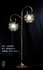 Nuevos Accesorios para Bodas Luces Guía de Camino Tiras de Hielo Cristal Madreperla Hierro Forjado Soporte Guía de Camino Escenario de Boda Decoración Dorada Guía de Camino