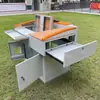 Mesa Podium Multifuncional de Aço para Sala de Aula Podium Multimídia Vertical Podium de Ensino Escola Professor Podium para Professor