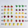Novas joias de unha de fada de frutas e vegetais desenhos animados DIY estilo fada fofa decorações de unha luminosas atacado
