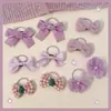 Lindas diademas elásticas pequeñas para niños que no dañan el cabello, buena elasticidad, ligas para el cabello para niñas y bebés, anillos elásticos para el cabello de alta elasticidad
