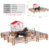 Juguete infantil simulación micro paisaje planta árbol frutal modelo paisaje árbol escena árbol arena mesa decoración animal modelo