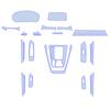 Adecuado para Película Interior Mazda Cx-8, Protección y Reparación de Control Central del Coche, Película Transparente de TPU Hecha a Medida de Joyería Modificada