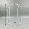 Lámpara de mesa Accesorios DIY Película Lámpara de ambiente Soporte Gancho Flor Marco de hierro Cuerda de cáñamo trenzada Pantalla de lámpara hecha a mano en relieve