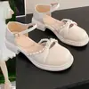 Sapatos Mary Jane Femininos 2026 Verão Novo Estilo Celebridade da Internet Estilo Coreano Fundo Plano Estilo Fada Combinando Sapatos para Saia Bico Fechado Sandálias Femininas