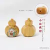 Colgante de Calabaza Tallada y Pintada de Ébano Adorno de Collar DIY Atracción de Riqueza Bolsa de la Suerte Colgante para Bolsa de Llaves Accesorios de Riqueza