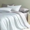 Conjunto de Roupa de Cama de Seda Gelo de Luxo de Verão Conjunto de Quatro Peças Novo Modelo 2026 Lençol de Cama Refrescante de Verão e Capa de Edredom Conjunto de Três Peças Roupa de Cama