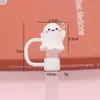 Nuevo tapón de tapa de pajita a prueba de polvo de gran diámetro de 10 mm se puede reciclar linda taza de té de leche tapón de pajita grueso fabricantes suministro