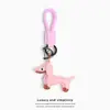 Colgante Llavero de Cuerda Hecho a Mano, Anillo Llavero de Coche de Alta Calidad, Cuerda Manual, Accesorio para Bolso